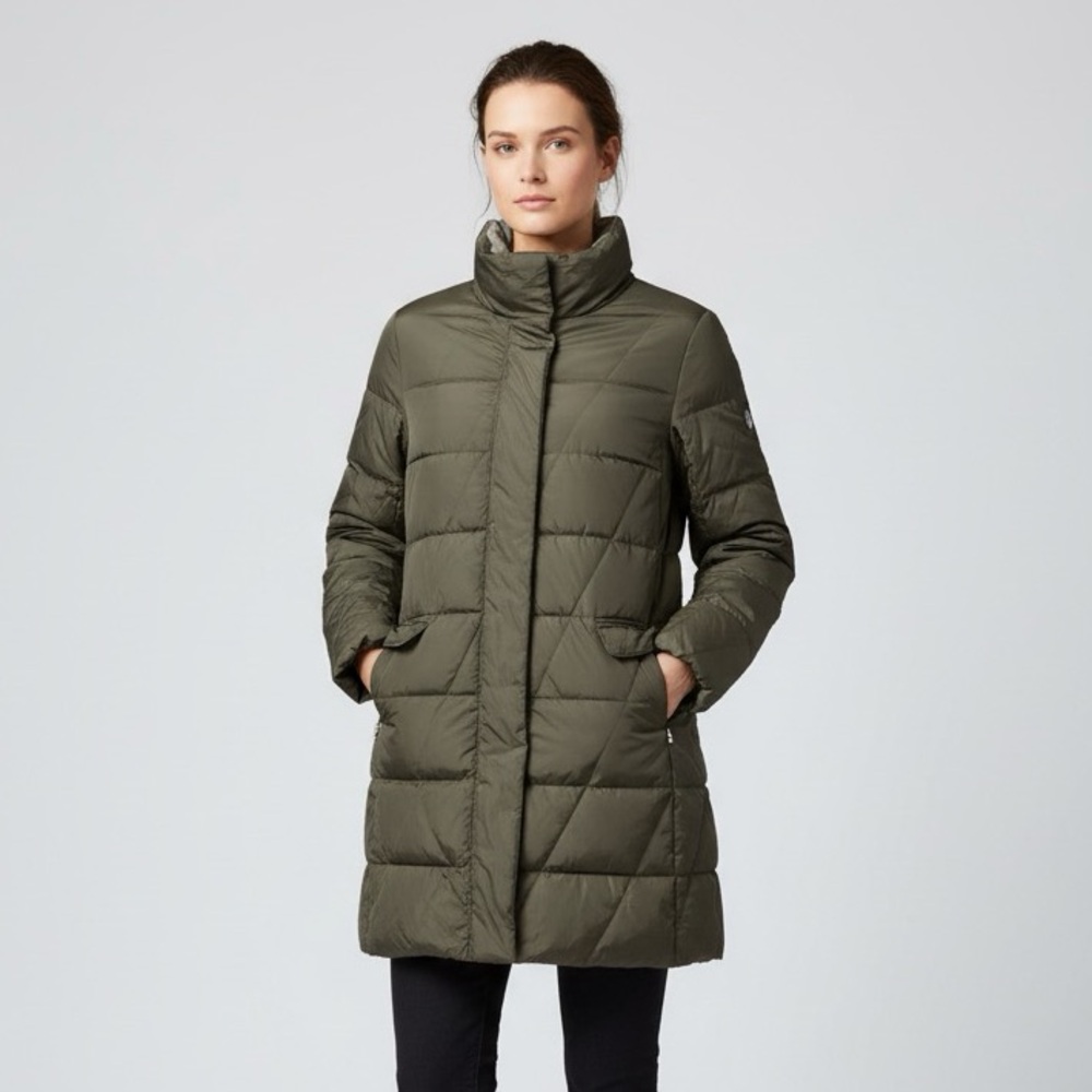 Bogner Olive Puffer Down Jacket‎ Size 4